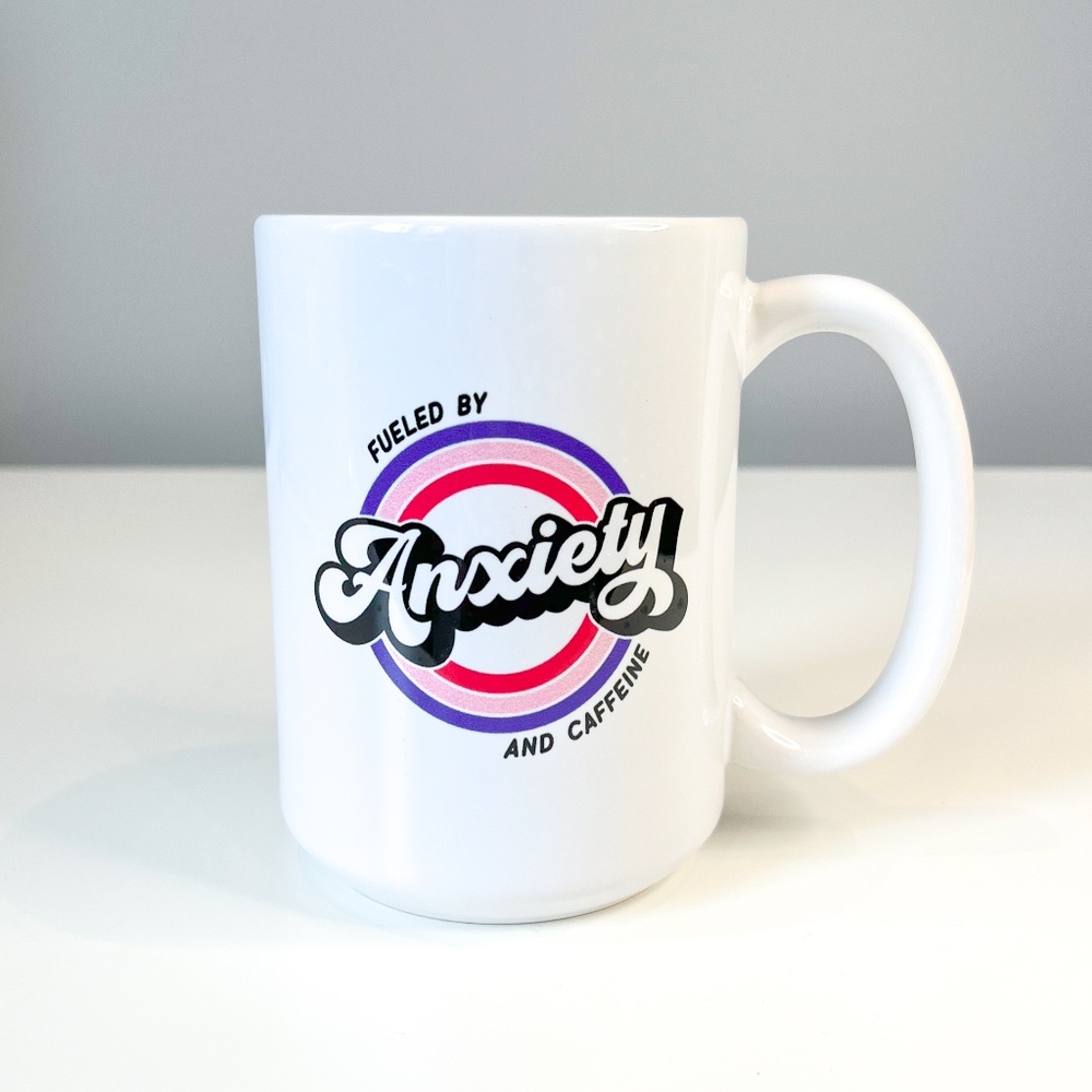 Mug - Fueled by Anxiety and Caffeine Mug